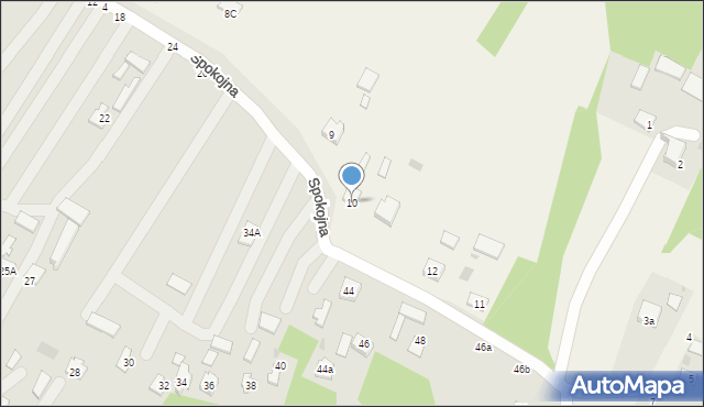 Zadębie, Zadębie, 10, mapa Zadębie