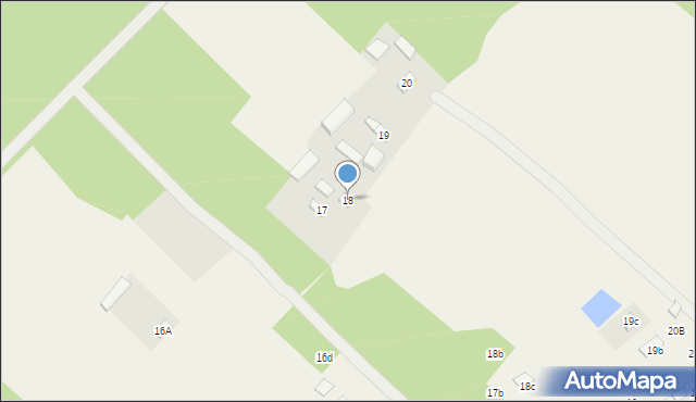 Żądłowice, Żądłowice, 18, mapa Żądłowice