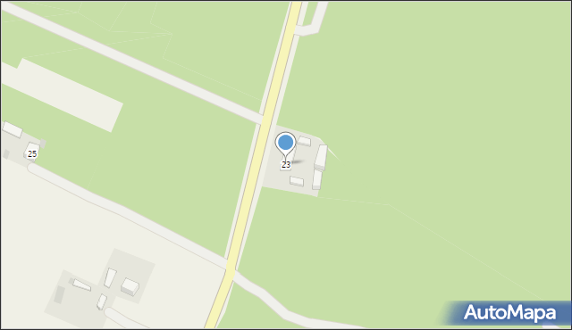 Żądłowice, Żądłowice, 23, mapa Żądłowice