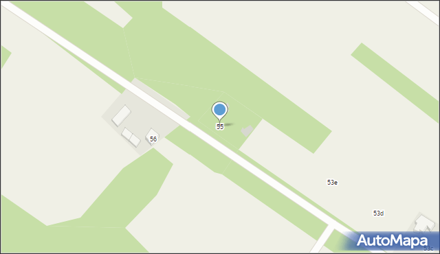 Żądłowice, Żądłowice, 55, mapa Żądłowice