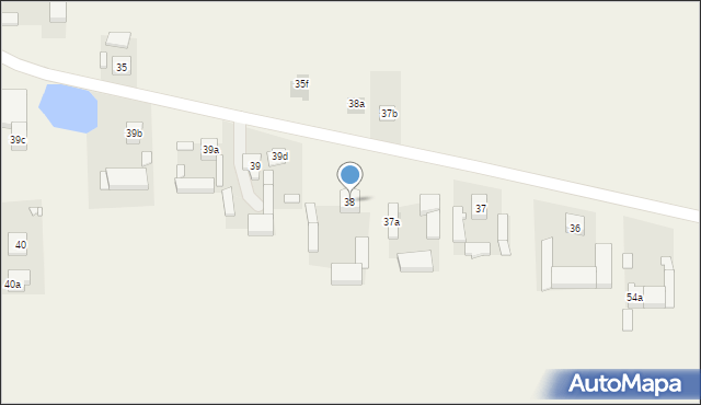 Zadowice, Zadowice, 38, mapa Zadowice