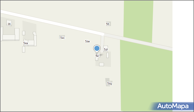 Zadowice, Zadowice, 54, mapa Zadowice
