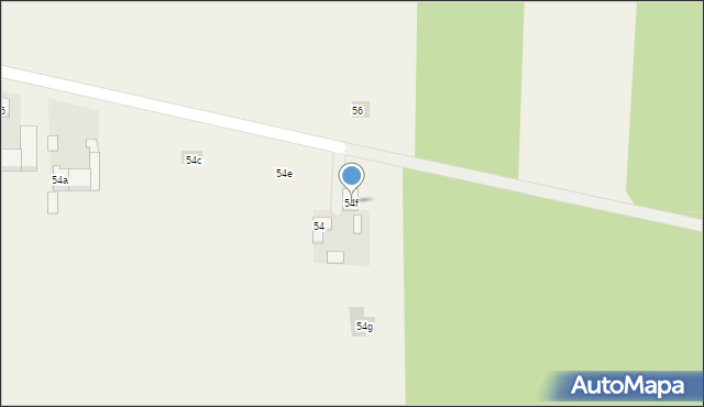 Zadowice, Zadowice, 54f, mapa Zadowice