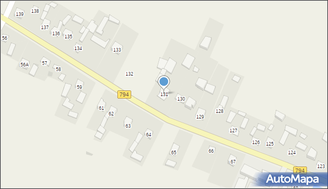 Zadroże, Zadroże, 131, mapa Zadroże