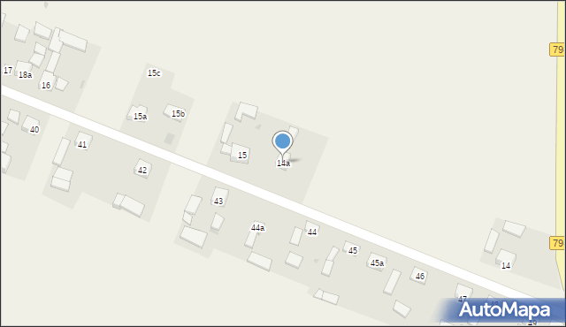 Zadroże, Zadroże, 14a, mapa Zadroże