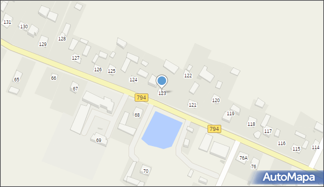 Zadroże, Zadroże, 242, mapa Zadroże