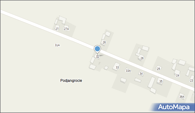 Zadroże, Zadroże, 32, mapa Zadroże