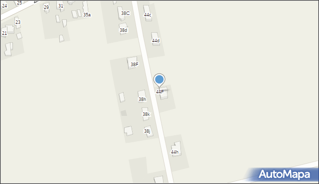 Zadworna, Zadworna, 44F, mapa Zadworna