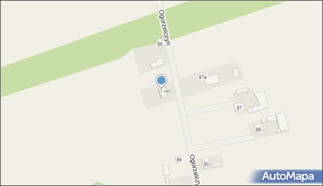 Zadworna, Zadworna, 86a, mapa Zadworna