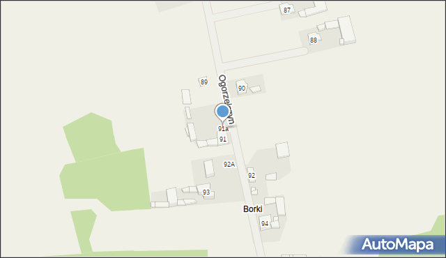 Zadworna, Zadworna, 91a, mapa Zadworna