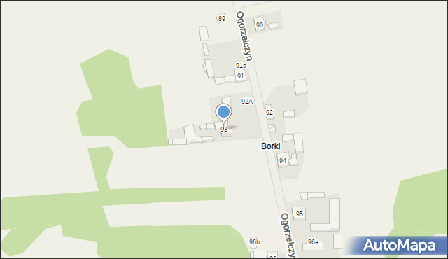 Zadworna, Zadworna, 93, mapa Zadworna