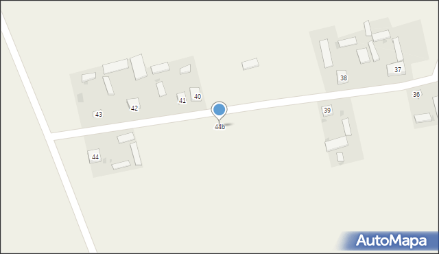 Zadworze, Zadworze, 44b, mapa Zadworze