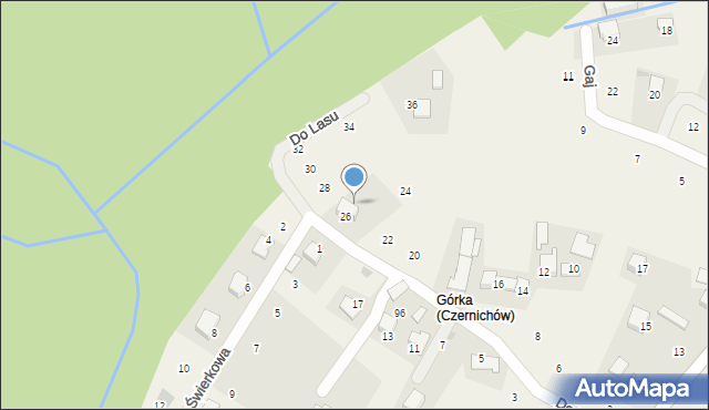 Zagacie, Zagacie, 214, mapa Zagacie