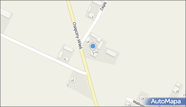 Zagaj, Zagaj, 1, mapa Zagaj