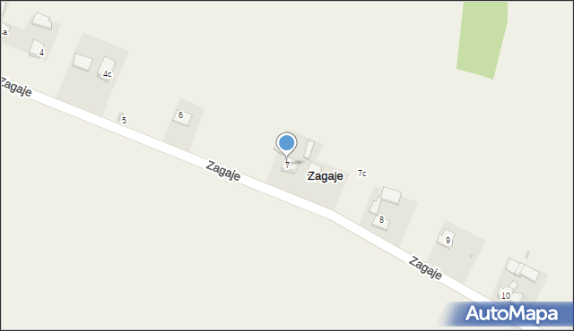 Zagaje, Zagaje, 7, mapa Zagaje