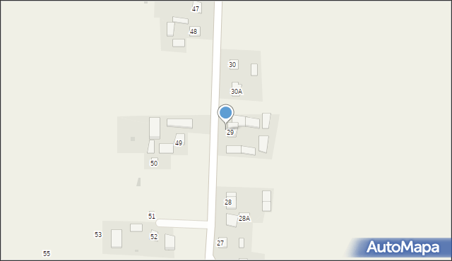 Zagaje Książnickie, Zagaje Książnickie, 29, mapa Zagaje Książnickie