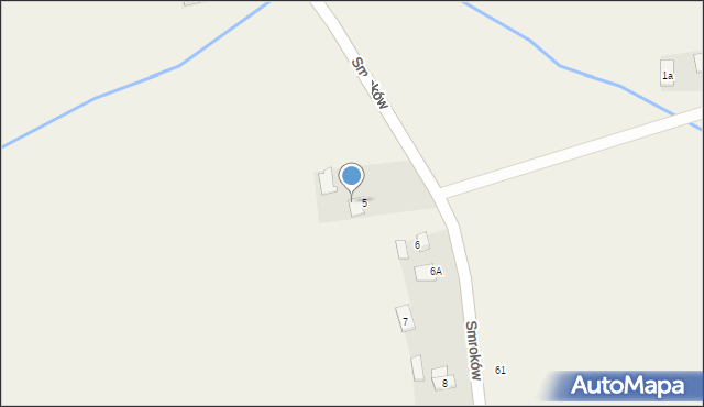 Zagaje Smrokowskie, Zagaje Smrokowskie, 5A, mapa Zagaje Smrokowskie