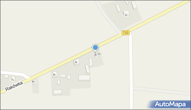 Zagajew, Zagajew, 2k, mapa Zagajew