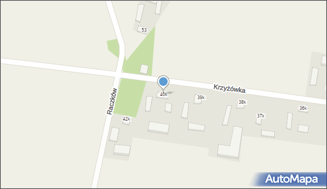 Zagajew, Zagajew, 40k, mapa Zagajew