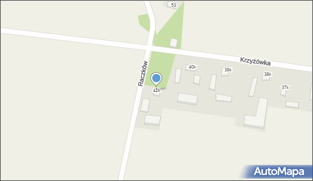 Zagajew, Zagajew, 42k, mapa Zagajew