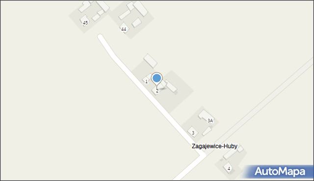 Zagajewice, Zagajewice, 2, mapa Zagajewice