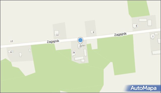 Zagajnik, Zagajnik, 10, mapa Zagajnik