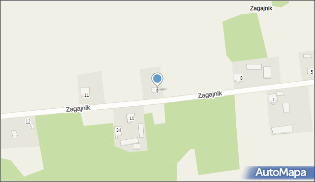 Zagajnik, Zagajnik, 9, mapa Zagajnik