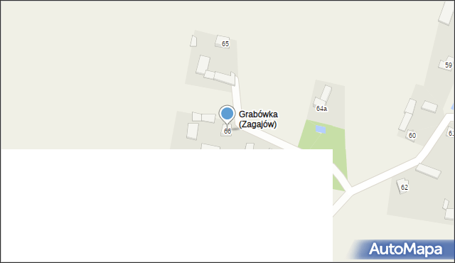 Zagajów, Zagajów, 66, mapa Zagajów