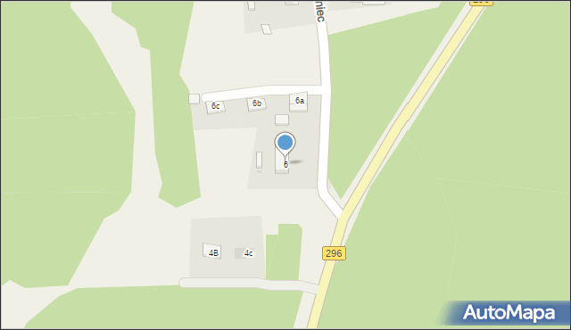 Żaganiec, Żaganiec, 6, mapa Żaganiec