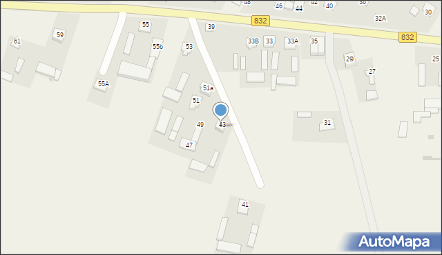 Zagórze, Zagórze, 45, mapa Zagórze