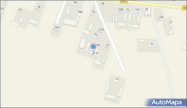 Zagórze, Zagórze, 47, mapa Zagórze