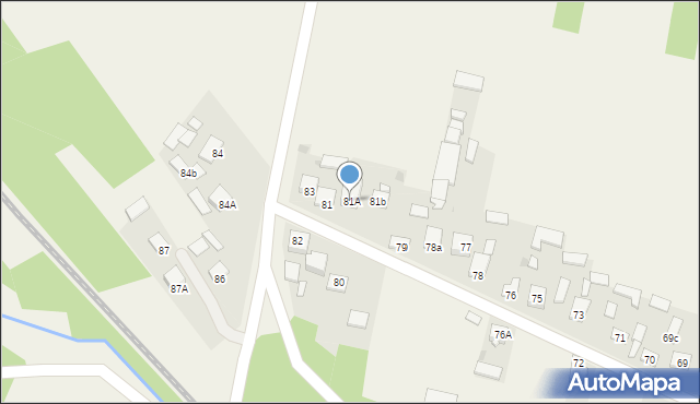 Zagórze, Zagórze, 81A, mapa Zagórze