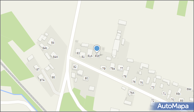 Zagórze, Zagórze, 81b, mapa Zagórze