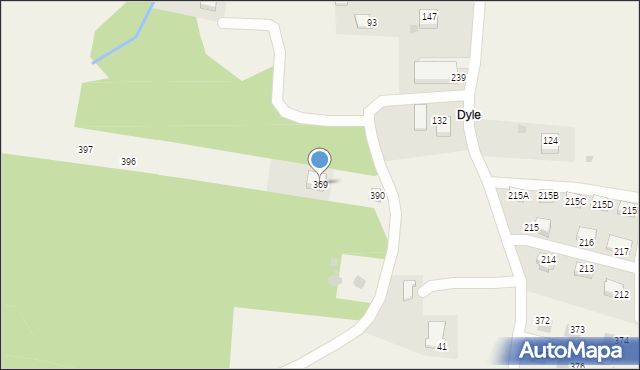 Zagórze, Zagórze, 369, mapa Zagórze