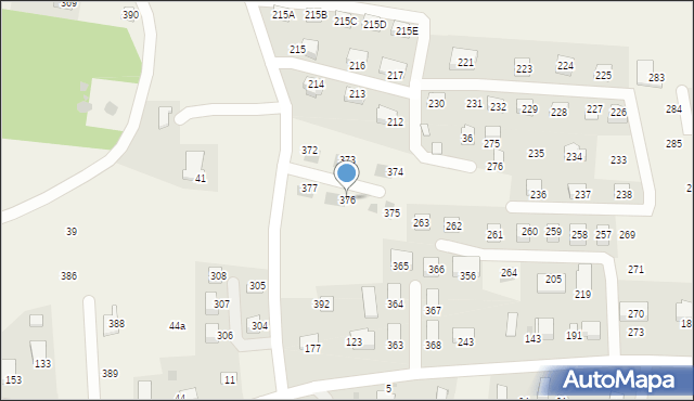 Zagórze, Zagórze, 376, mapa Zagórze