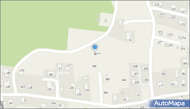 Zagórze, Zagórze, 39, mapa Zagórze