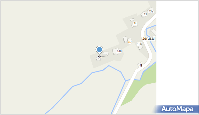 Zagórze, Zagórze, 50, mapa Zagórze