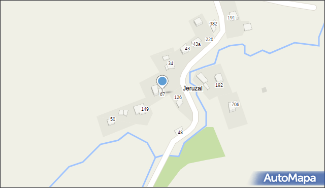Zagórze, Zagórze, 67, mapa Zagórze
