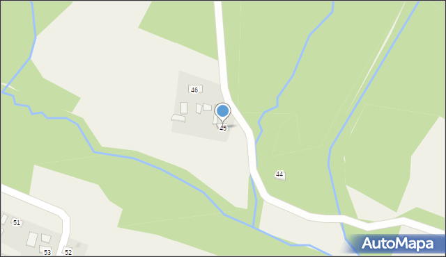 Zagórze, Zagórze, 45, mapa Zagórze