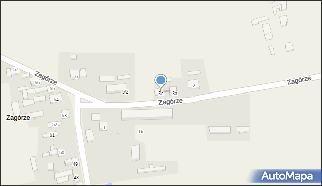 Zagórze, Zagórze, 3c, mapa Zagórze