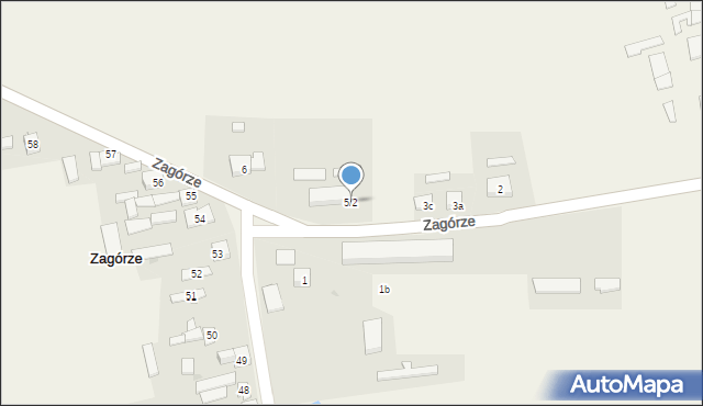 Zagórze, Zagórze, 5/2, mapa Zagórze