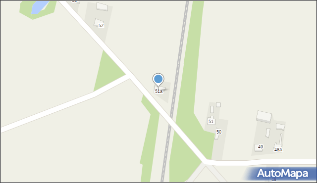 Zagórze, Zagórze, 51a, mapa Zagórze