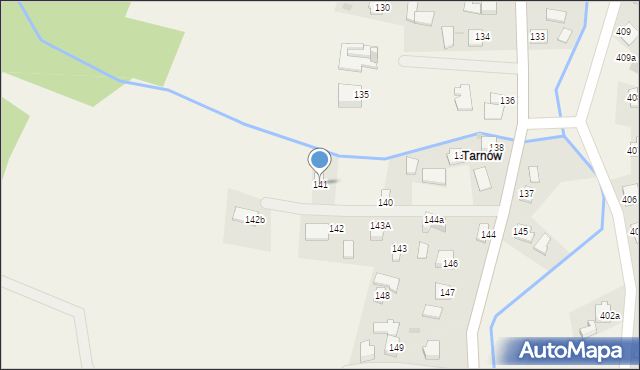 Zagorzyce, Zagorzyce, 141, mapa Zagorzyce