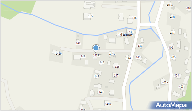 Zagorzyce, Zagorzyce, 143A, mapa Zagorzyce