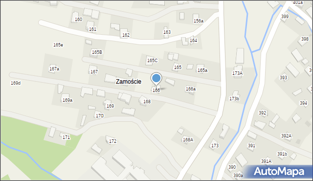 Zagorzyce, Zagorzyce, 166, mapa Zagorzyce