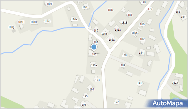 Zagorzyce, Zagorzyce, 190, mapa Zagorzyce