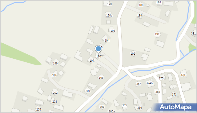 Zagorzyce, Zagorzyce, 196, mapa Zagorzyce