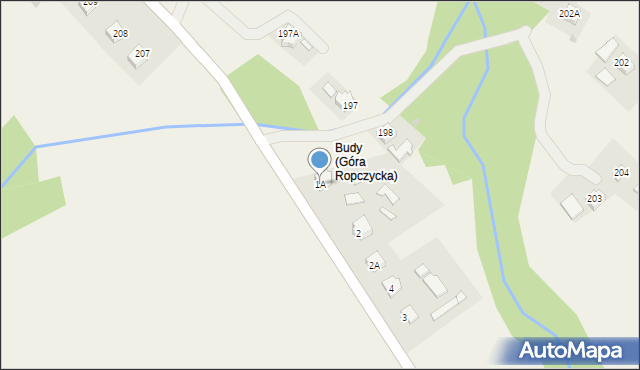 Zagorzyce, Zagorzyce, 1A, mapa Zagorzyce