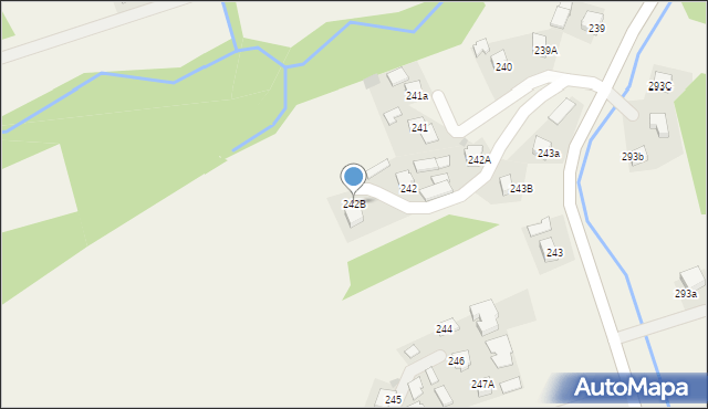 Zagorzyce, Zagorzyce, 242B, mapa Zagorzyce