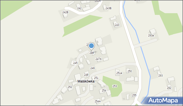 Zagorzyce, Zagorzyce, 246, mapa Zagorzyce